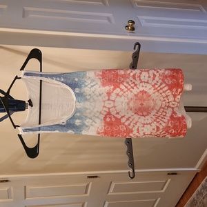 Material Girl Red, White & Blue tank